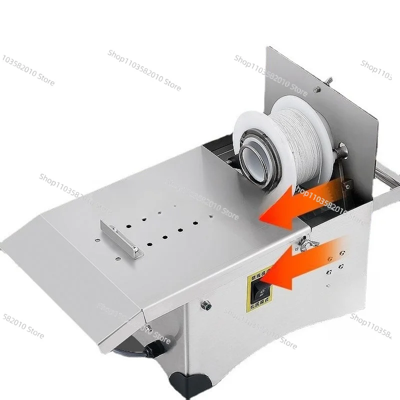 Electric automatic tie line wax tie line quantitative segmented hot dog bundle
Electric automatic tie line wax tie line quantitative segmented hot dog bundle