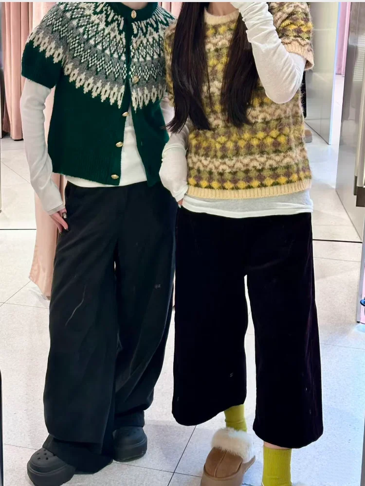 Sweet Lazy Retro ort Sve круглый вязаный кардиган Верхняя одежда Новое поступление зимы 2025 г. Женская мода из мягкого полиэстера
Sweet Lazy Retro ort Sve круглый вязаный кардиган Верхняя одежда Новое поступление зимы 2025 г. Женская мода из мягкого полиэстера