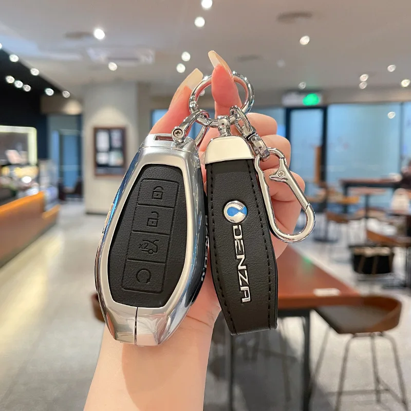 Premium Zinc Alloy Key Cover Case for Denza N9/Z9 GT/Z9/N8 L (2025) - Protective Key Fob Shell Key Bag Chain
Premium Zinc Alloy Key Cover Case for Denza N9/Z9 GT/Z9/N8 L (2025) - Protective Key Fob Shell Key Bag Chain