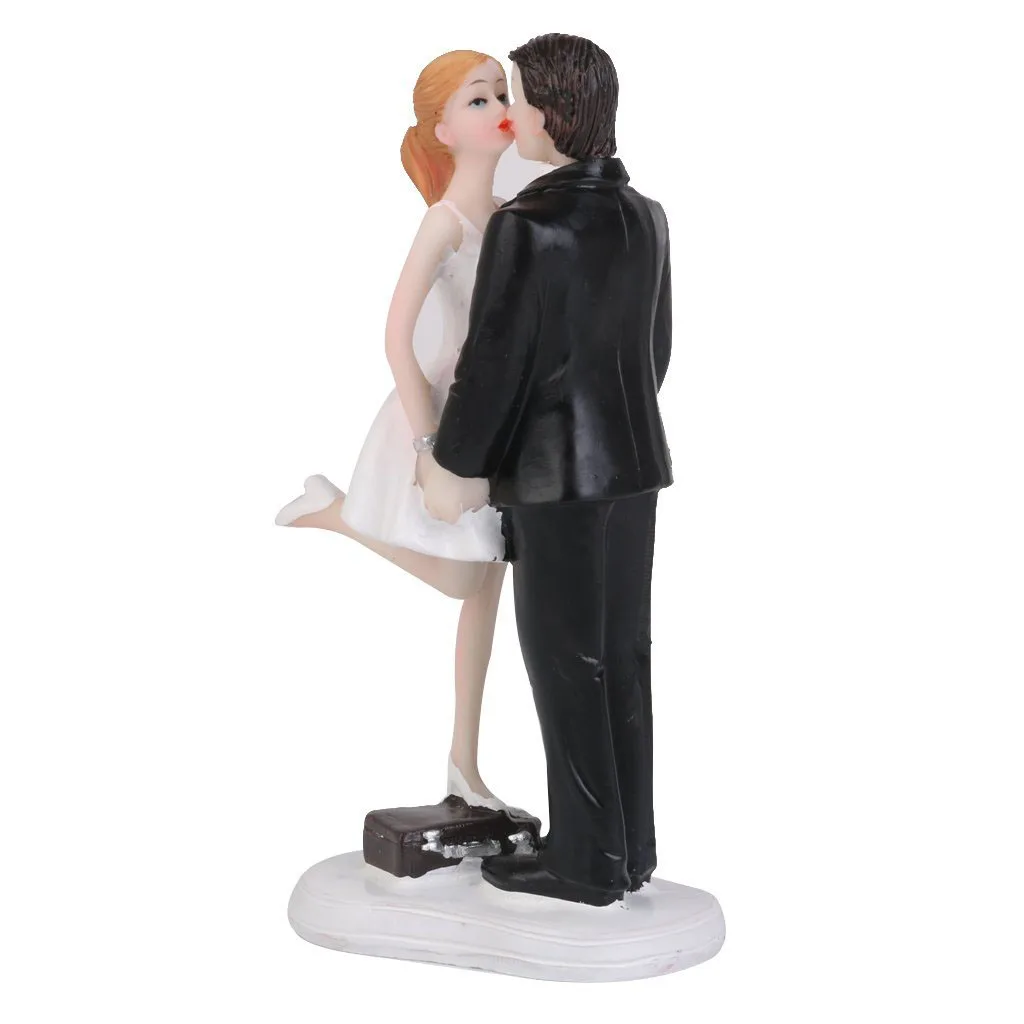 Resin Bride and Groom Wedding Cake Topper Model Decorations Anniversary for Ornament
Resin Bride and Groom Wedding Cake Topper Model Decorations Anniversary for Ornament