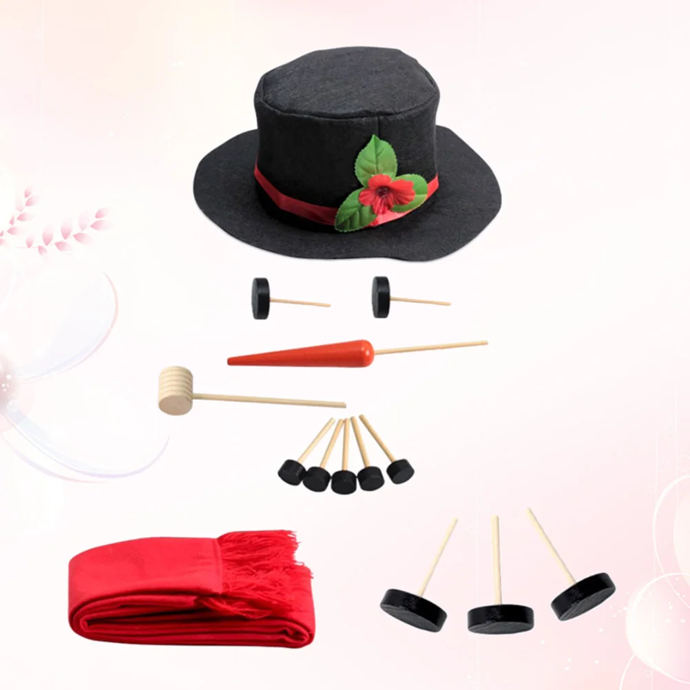 14pcs Snowman Dressing Kit Christmas Decoration Set Wood Cloth Reusable Accessories Holiday Gift Snowman Making Kit Building Set
14pcs Snowman Dressing Kit Christmas Decoration Set Wood Cloth Reusable Accessories Holiday Gift Snowman Making Kit Building Set