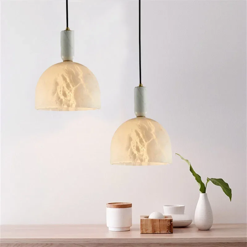 GHJUYIOL Creative decoration bedroom bedside lamp marble pendant lamp Nordic modern minimalist dining table pendant lamp
GHJUYIOL Creative decoration bedroom bedside lamp marble pendant lamp Nordic modern minimalist dining table pendant lamp