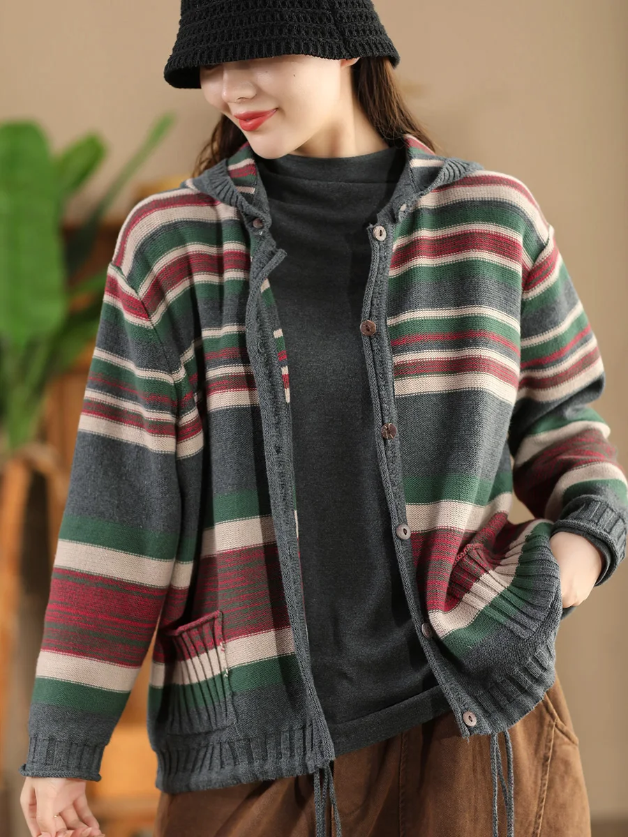 Heavyweight Knitted Hat Sweater Women's Faionable Open Cardigan Sle Long Sve Regular Length Autumn Season Outerwear
Heavyweight Knitted Hat Sweater Women's Faionable Open Cardigan Sle Long Sve Regular Length Autumn Season Outerwear