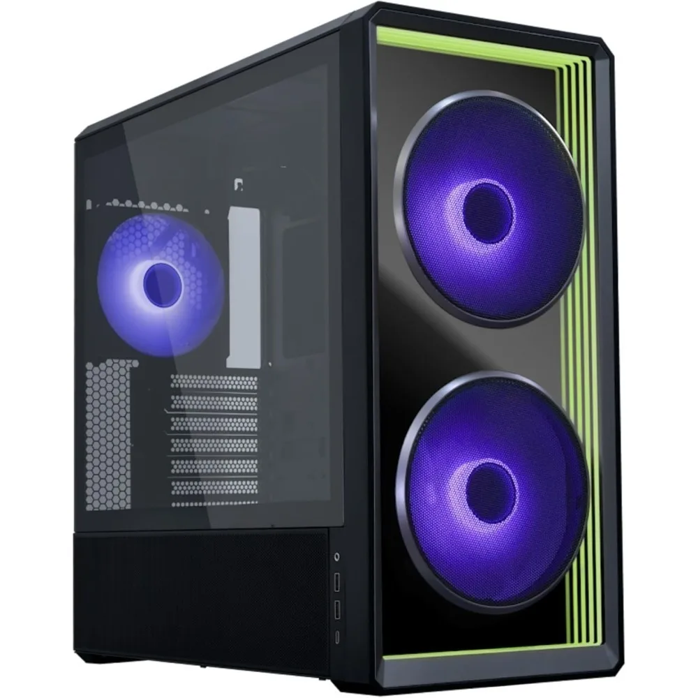 Mid Tower ATX PC Case with 3 Pre Installed ARGB Fans 170mm 140mm Front Mirror Glass Panel Optimized Airflow
Mid Tower ATX PC Case with 3 Pre Installed ARGB Fans 170mm 140mm Front Mirror Glass Panel Optimized Airflow