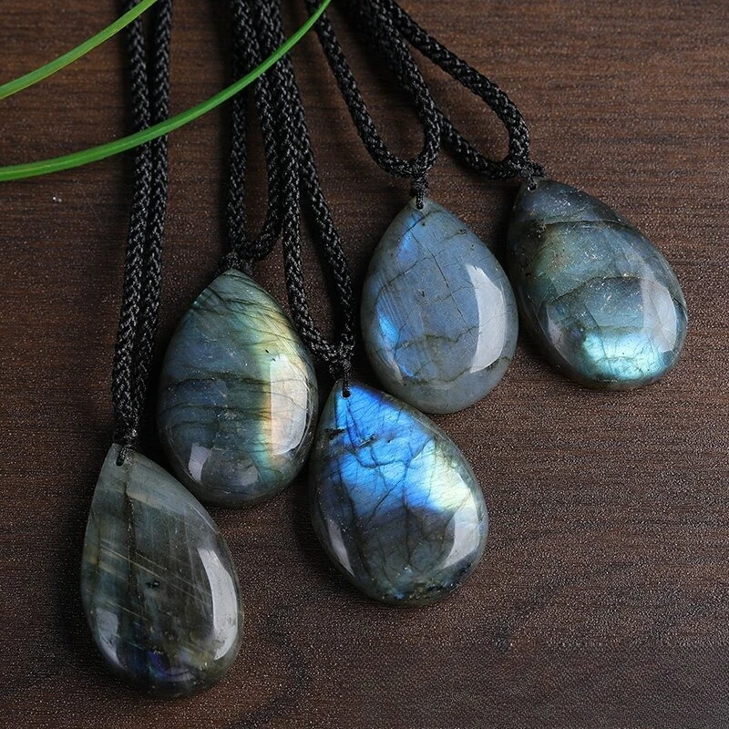 6pc/lot Waterdrop Natural Labradorite Moonstone Healing Gemstone Crystal Pendant Jewelry Necklace for Spiritual Meditation
6pc/lot Waterdrop Natural Labradorite Moonstone Healing Gemstone Crystal Pendant Jewelry Necklace for Spiritual Meditation