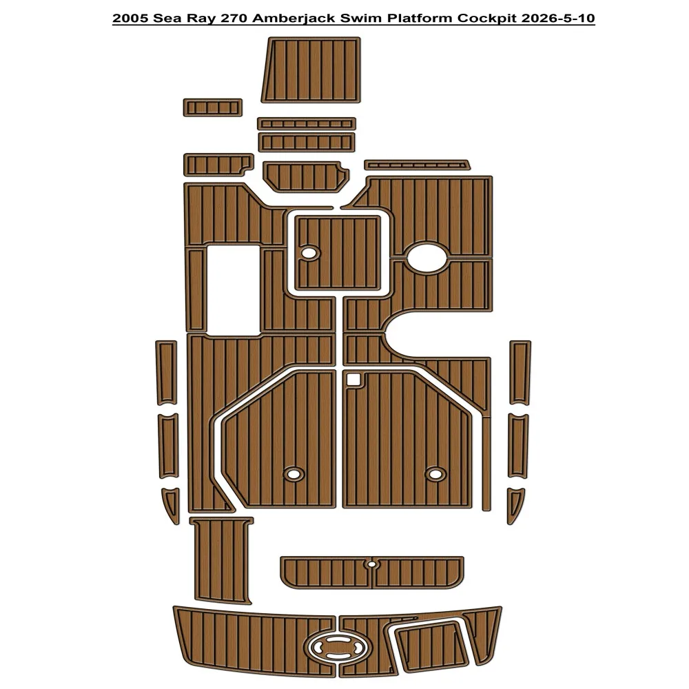 2005 Sea Ray 270 Amberjack Swim Platform Cockpit Pad Boat EVA Teak Deck Floor Mat SeaDek MarineMat Gatorstep Style
2005 Sea Ray 270 Amberjack Swim Platform Cockpit Pad Boat EVA Teak Deck Floor Mat SeaDek MarineMat Gatorstep Style