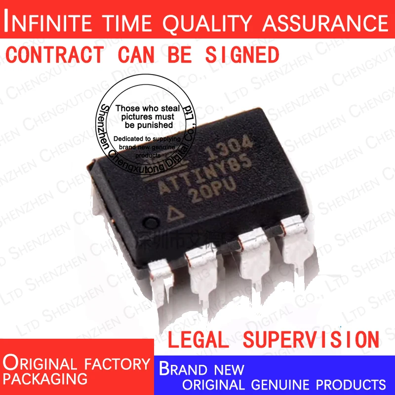 10pcs/lot ATTINY85-20PU ATTINY85 20PU DIP 100% genuine stock in brand new original packaging
10pcs/lot ATTINY85-20PU ATTINY85 20PU DIP 100% genuine stock in brand new original packaging