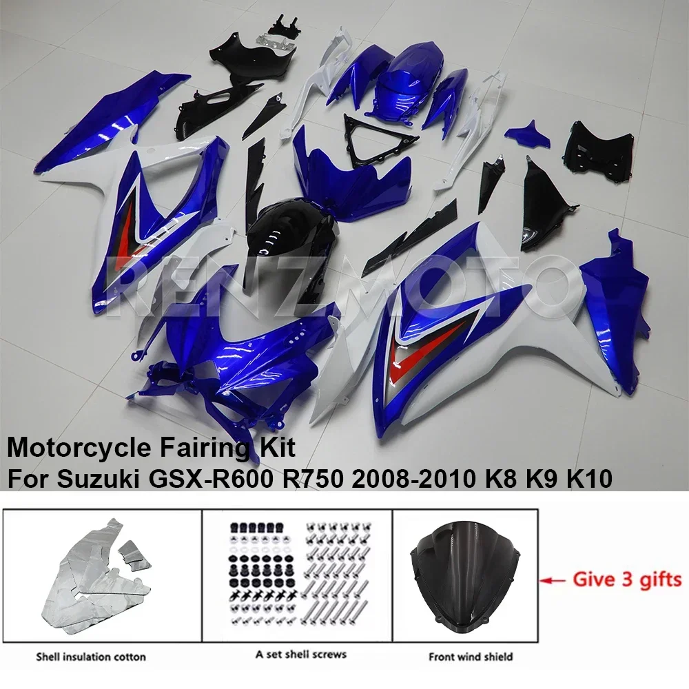 Комплект обтекателя мотоцикла, пластиковый комплект для Suzuki GSX-R600 R750 2008-2010 K8 K9 K10, аксессуары, литьевой кузов S0608-101a
Комплект обтекателя мотоцикла, пластиковый комплект для Suzuki GSX-R600 R750 2008-2010 K8 K9 K10, аксессуары, литьевой кузов S0608-101a