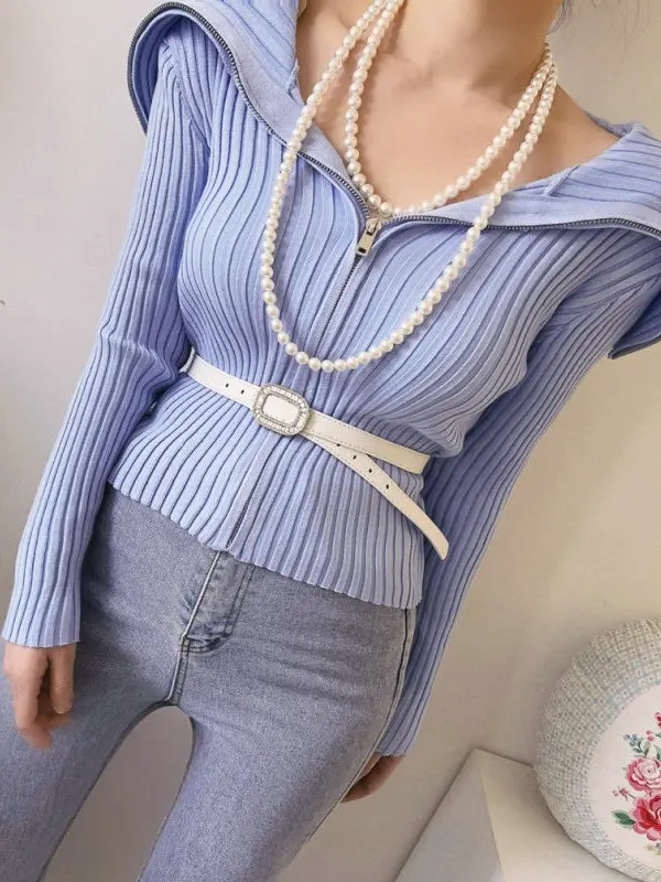 Женская осенняя трикотажная кофта Solowen с длинным рукавом, однотонная, с молнией, ярким бриллиантовым поясом, эластичная, приталенная, повседневная
Женская осенняя трикотажная кофта Solowen с длинным рукавом, однотонная, с молнией, ярким бриллиантовым поясом, эластичная, приталенная, повседневная