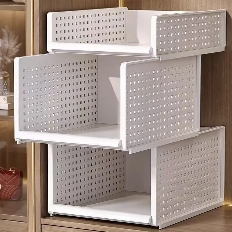 Plastic Multi-Layer Wardrobe Partition Cabinet Clothes Sorting Rack Baskets Drawer Style Storage Box for Home Organization
Plastic Multi-Layer Wardrobe Partition Cabinet Clothes Sorting Rack Baskets Drawer Style Storage Box for Home Organization