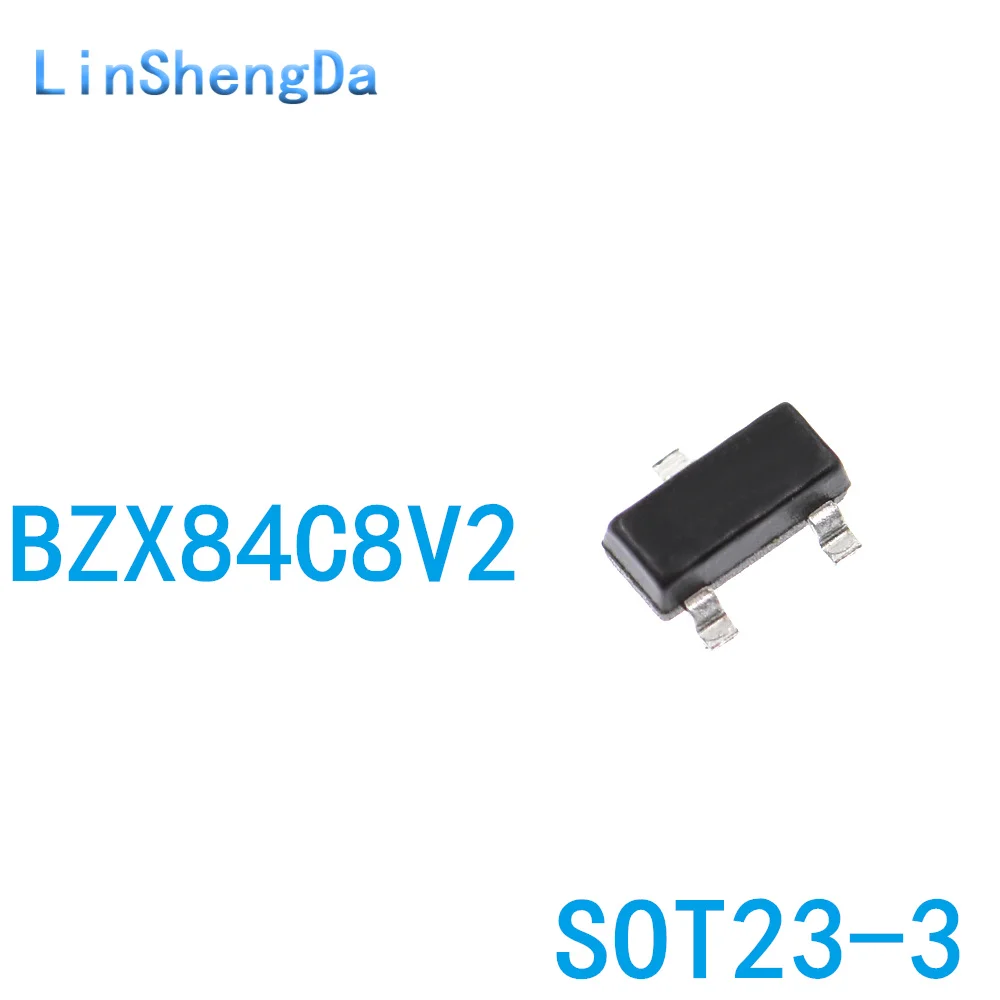 Полный диск BZX84C8V2, регулятор напряжения, Диод 8,2 В SMD SOT23, экран напечатанный Z7 (3K посылка)
Полный диск BZX84C8V2, регулятор напряжения, Диод 8,2 В SMD SOT23, экран напечатанный Z7 (3K посылка)