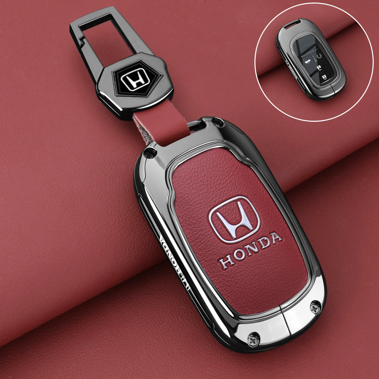 Zinc alloy Car Remote Key Cover Case Keyless Key Shell Bag For Honda Civic 11th Gen Accords Vezel Freed Pilot CRV 2021 2022
Zinc alloy Car Remote Key Cover Case Keyless Key Shell Bag For Honda Civic 11th Gen Accords Vezel Freed Pilot CRV 2021 2022