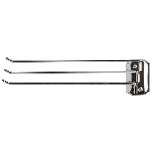 Triple-Bar Chrome Swivel Towel Rack For Kitchen And Bathroom Use
Triple-Bar Chrome Swivel Towel Rack For Kitchen And Bathroom Use