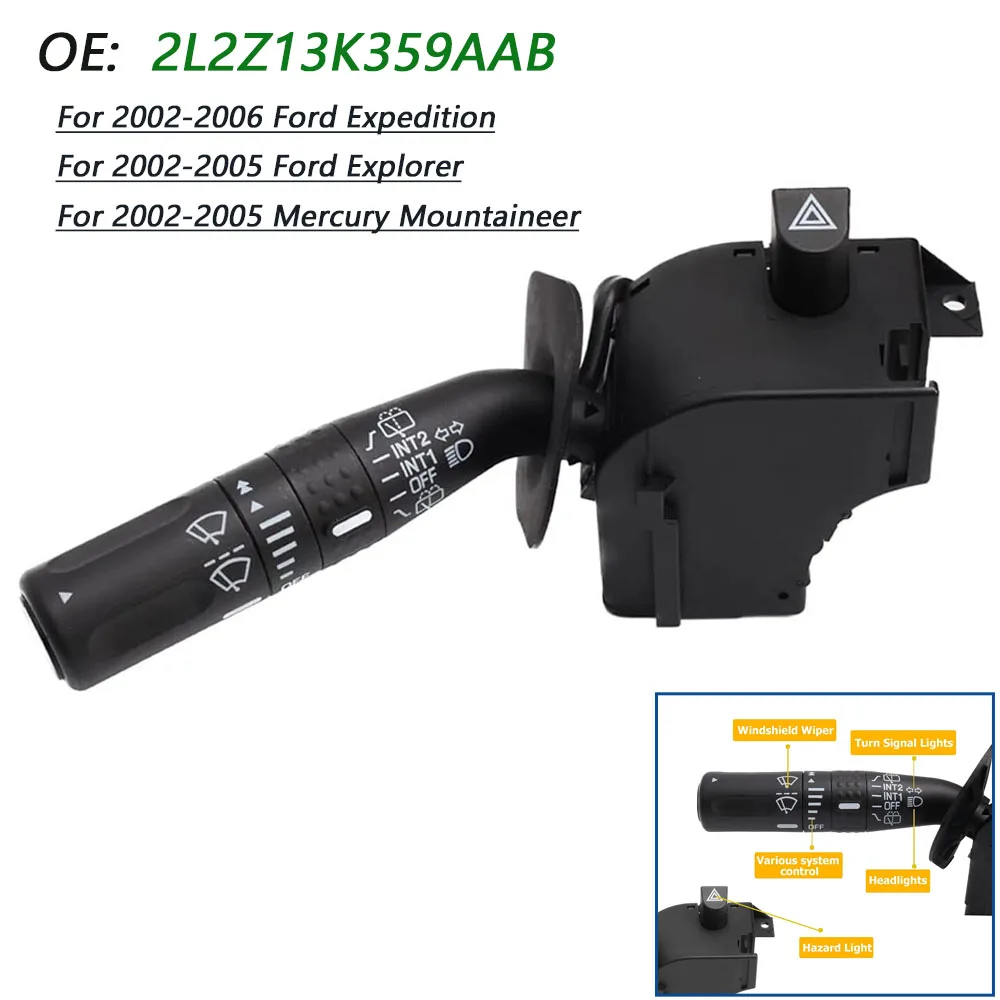 Для Ford Expedition Explorer Mercury Mountaineer переключатель стеклоочистителя ветрового стекла многофункциональный переключатель указателя поворота 2L2Z13K359AAB
Для Ford Expedition Explorer Mercury Mountaineer переключатель стеклоочистителя ветрового стекла многофункциональный переключатель указателя поворота 2L2Z13K359AAB