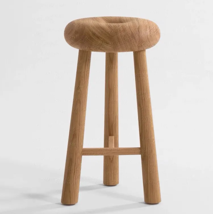 #!Wabi-Sabi Style Designer Bar Stool Solid Wood High Stool Suitable for Bars Restaurants Cafes Industrial Style Bar Chair D
#!Wabi-Sabi Style Designer Bar Stool Solid Wood High Stool Suitable for Bars Restaurants Cafes Industrial Style Bar Chair D