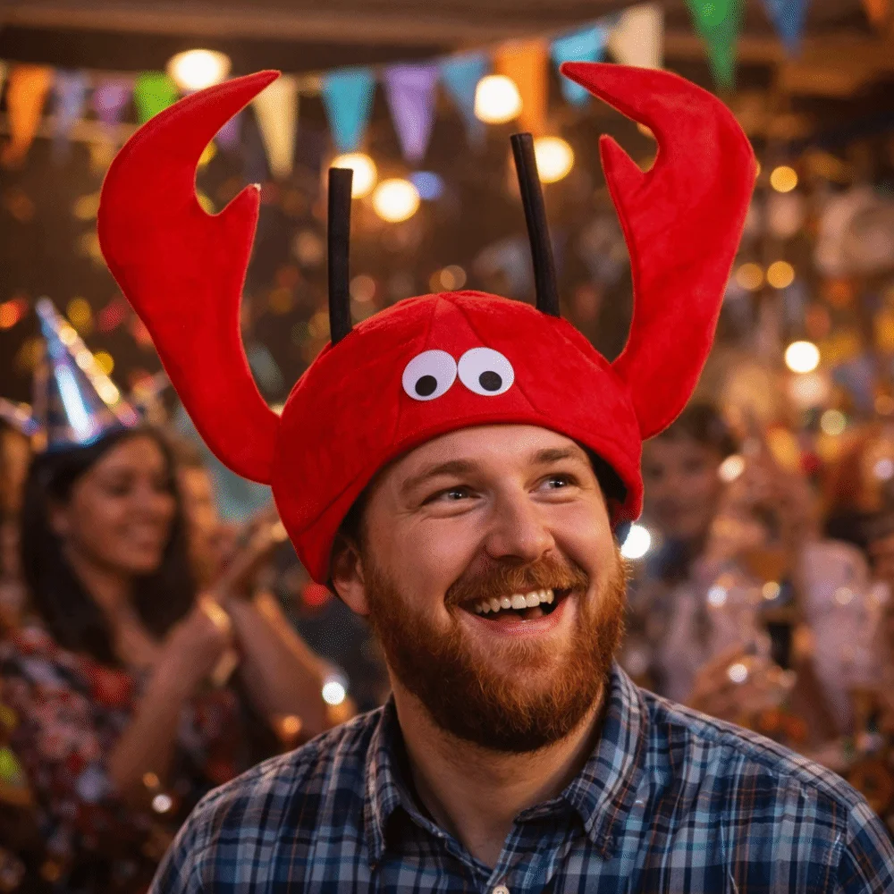Creative Cartoon Crab Hat Cute Animal Character Red Lobster Hat with Gloves Costume Headwear Birthday Party
Creative Cartoon Crab Hat Cute Animal Character Red Lobster Hat with Gloves Costume Headwear Birthday Party