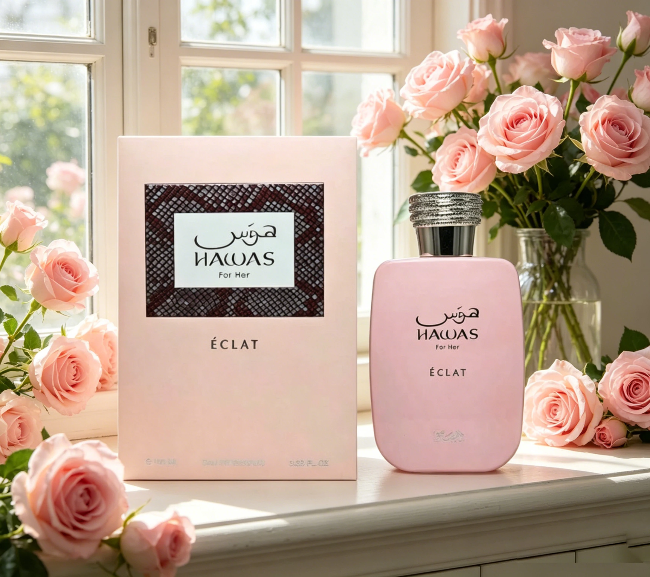 Hawas Eclat For Her Women's Perfume 3.4oz, Sweet Floral & Fruity Aroma, Refined Sophisticated Scent
Hawas Eclat For Her Women's Perfume 3.4oz, Sweet Floral & Fruity Aroma, Refined Sophisticated Scent