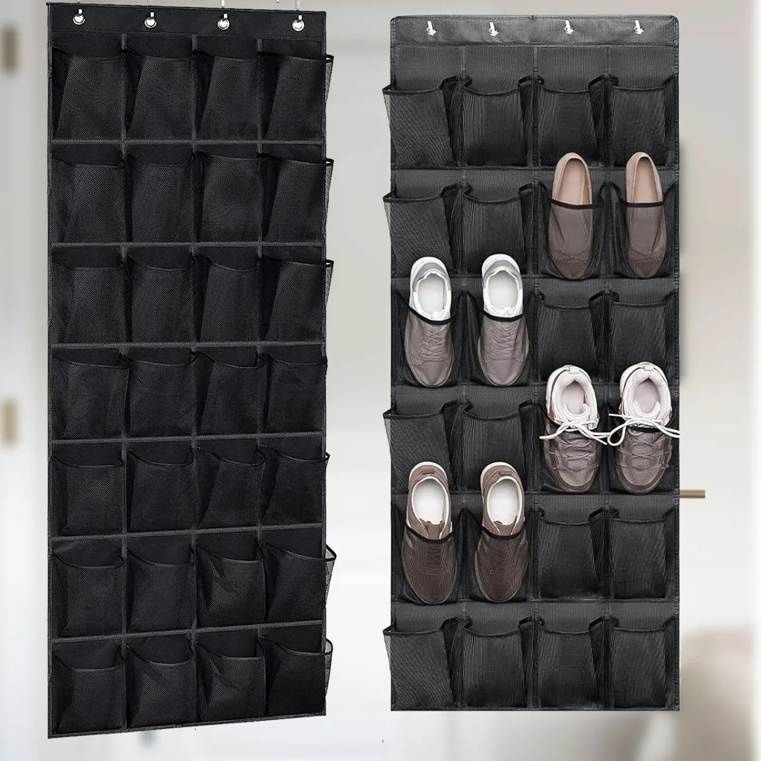 24pocket Hanging shoe rack organizer Over the Door Shoe Organizer Large Breathable Mesh Pockets slippers organizer shoe Book
24pocket Hanging shoe rack organizer Over the Door Shoe Organizer Large Breathable Mesh Pockets slippers organizer shoe Book