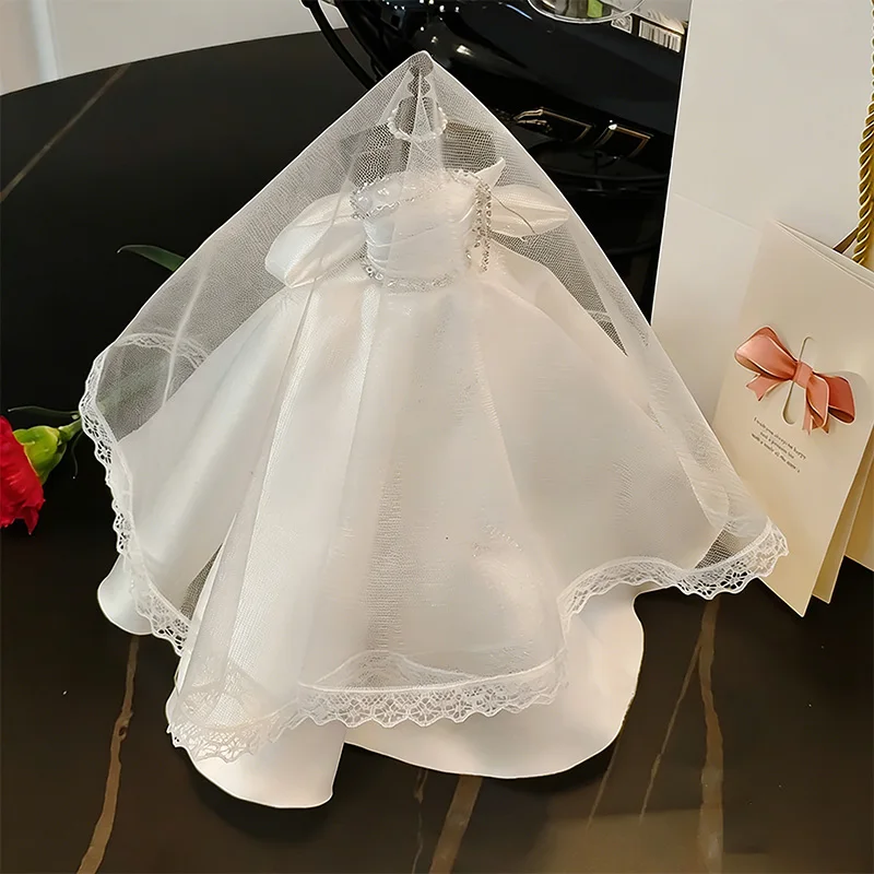 Kids Birthday Creative Gift Mini Wedding Dress Model Clothes for Dolls Elegant Bridal Gown Outfit Accessories Girls
Kids Birthday Creative Gift Mini Wedding Dress Model Clothes for Dolls Elegant Bridal Gown Outfit Accessories Girls