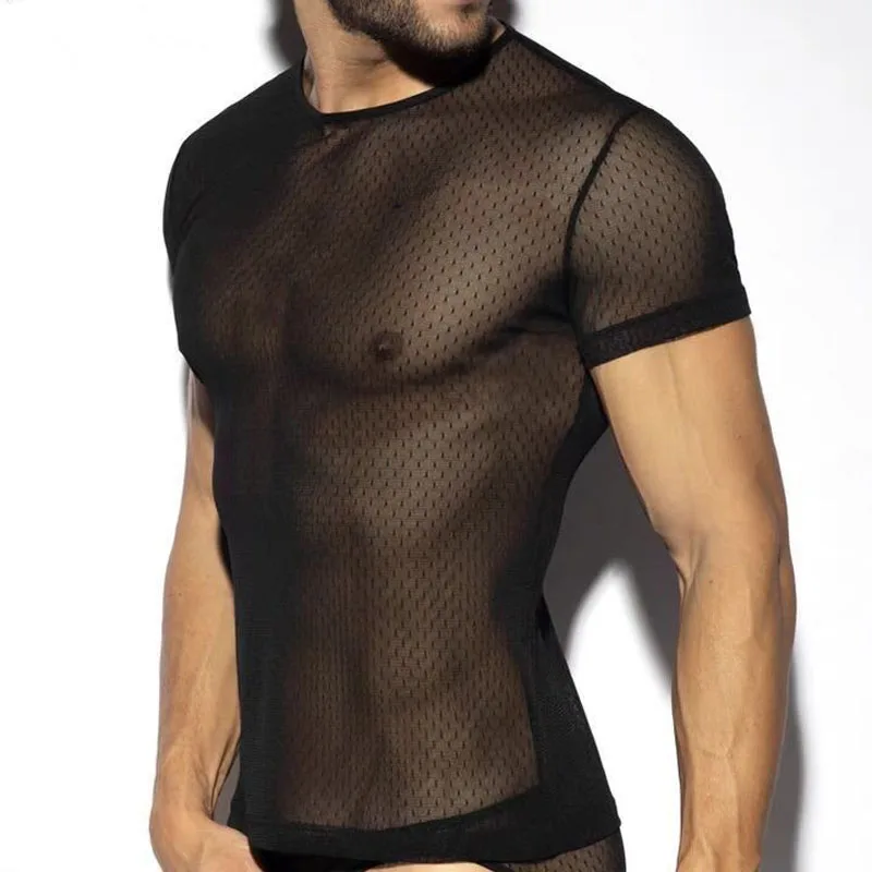 2023 American Style New Men's Clothing Summer Lace Sheer Fashion Men's Tops Round Neck Casual Personality T-shirt
2023 American Style New Men's Clothing Summer Lace Sheer Fashion Men's Tops Round Neck Casual Personality T-shirt