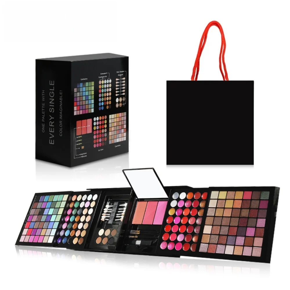 New Multi-function Makeup Kit Full Set Box For Women Waterproof Lips Blush Foundation Beginner Travel Portable Palette
New Multi-function Makeup Kit Full Set Box For Women Waterproof Lips Blush Foundation Beginner Travel Portable Palette
