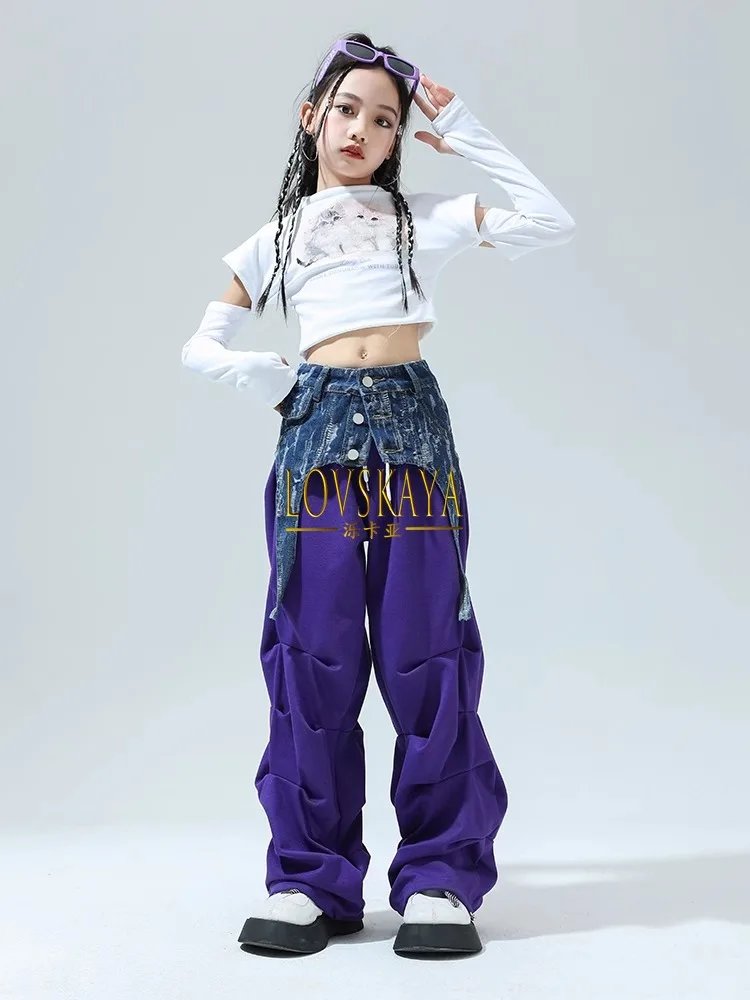 Girls Jazz Dance Costume Handsome Street Dance Performance Costume Set Children's Hiphop Show Stage Trendy Dance
Girls Jazz Dance Costume Handsome Street Dance Performance Costume Set Children's Hiphop Show Stage Trendy Dance