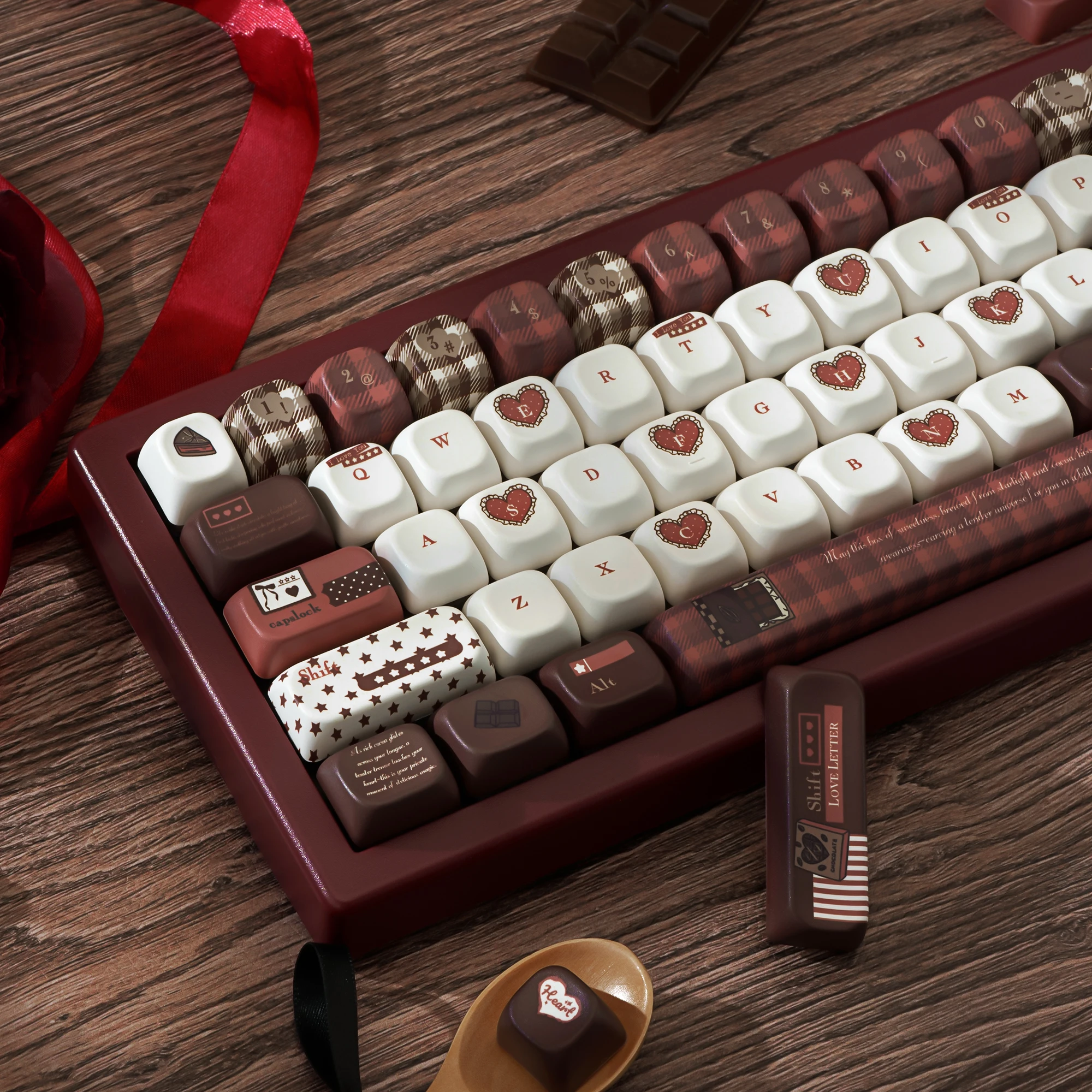 Velvet Chocolate Theme Keycap Set Cherry FOA Profile PBT Five-Sided Sublimation Custom Keycaps for Mechanical Keyboard 145 Keys
Velvet Chocolate Theme Keycap Set Cherry FOA Profile PBT Five-Sided Sublimation Custom Keycaps for Mechanical Keyboard 145 Keys