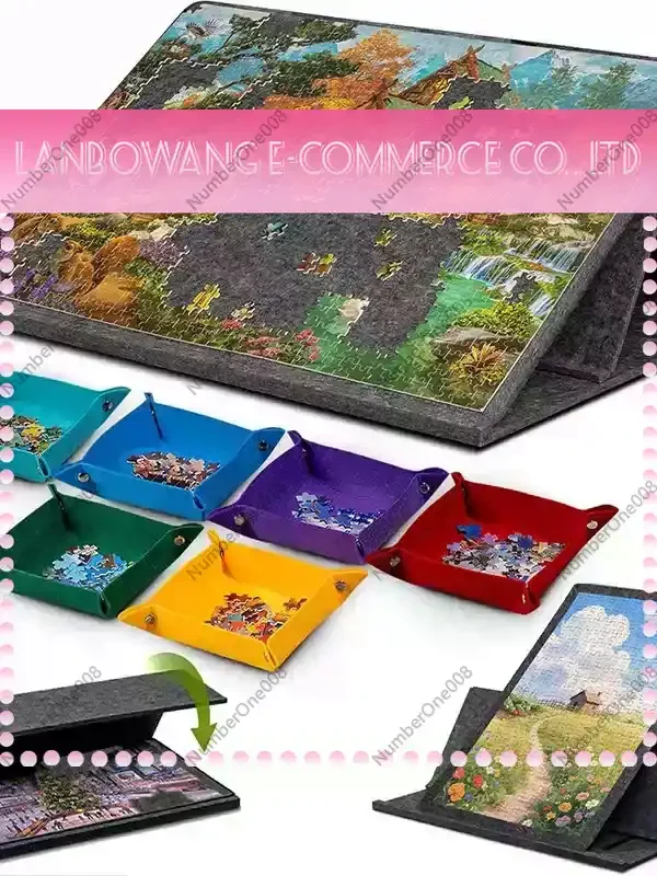 Foldable Felt Puzzle Board with Drawer, 2000 Piece Storage Puzzle Mat Sorting Table for Jigsaw, Portable Puzzle Accessories
Foldable Felt Puzzle Board with Drawer, 2000 Piece Storage Puzzle Mat Sorting Table for Jigsaw, Portable Puzzle Accessories