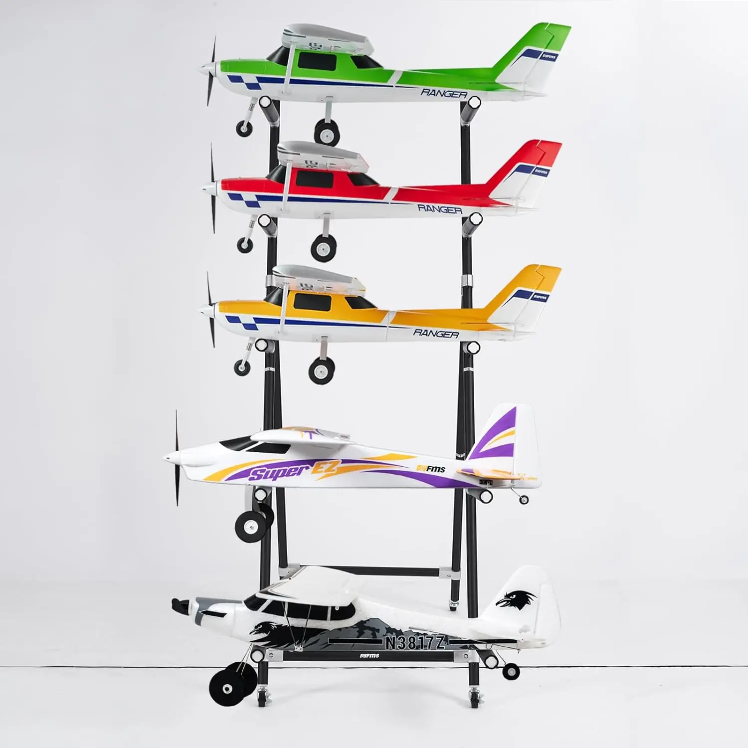 Multilayer RC Airplane Storage Rack System - Stands for Multiple Model Aircraft
Multilayer RC Airplane Storage Rack System - Stands for Multiple Model Aircraft