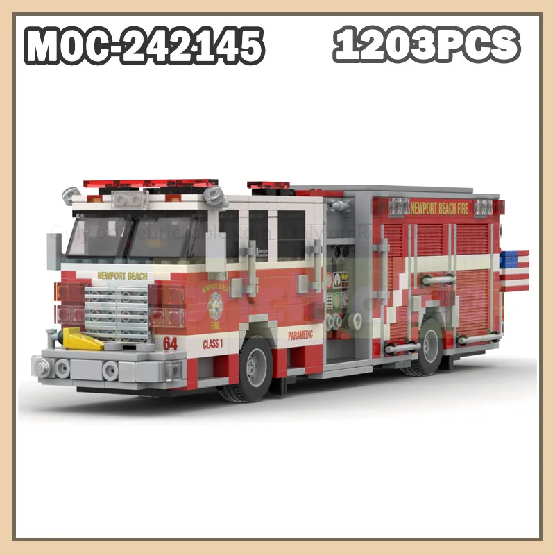 MOC-242145 XT пожарная машина, строительные блоки, автомобильный набор, мелкие кусочки, креативные игрушки, подарок на день рождения, имитация городской пожарной машины, 1203 шт.
MOC-242145 XT пожарная машина, строительные блоки, автомобильный набор, мелкие кусочки, креативные игрушки, подарок на день рождения, имитация городской пожарной машины, 1203 шт.