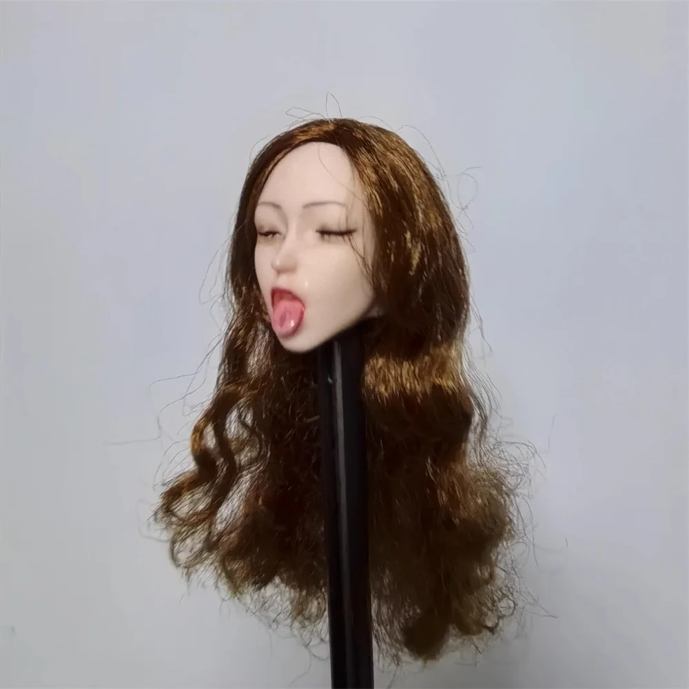 For Sale 1/6th Asia Beauty Girl Pale Color with Long Tongue Closed Eye Head Sculpt Carving Accesories For 12" JIAOU TBL Action
For Sale 1/6th Asia Beauty Girl Pale Color with Long Tongue Closed Eye Head Sculpt Carving Accesories For 12" JIAOU TBL Action