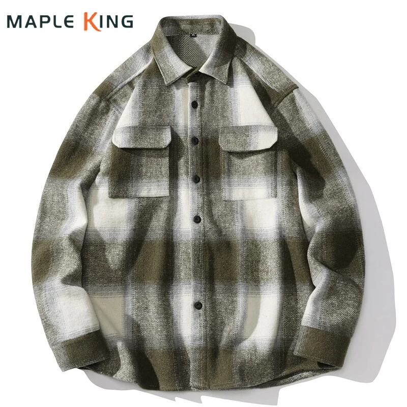 Double Pockets Mens Designer Plaid Shirts Camisas Streetwear 2025 Vintage Work Shirt Man Casual Loose Hip Hop Cardigans Jacket
Double Pockets Mens Designer Plaid Shirts Camisas Streetwear 2025 Vintage Work Shirt Man Casual Loose Hip Hop Cardigans Jacket