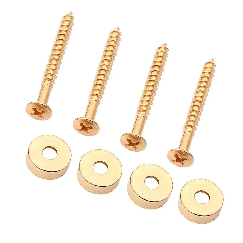 4 Pcs Neck Joint Bushing Metal Ferrule Screw Bolt for Electric Bass Durable Easy Guitar Neck Joint Bushing Bolt Install Hardware
4 Pcs Neck Joint Bushing Metal Ferrule Screw Bolt for Electric Bass Durable Easy Guitar Neck Joint Bushing Bolt Install Hardware