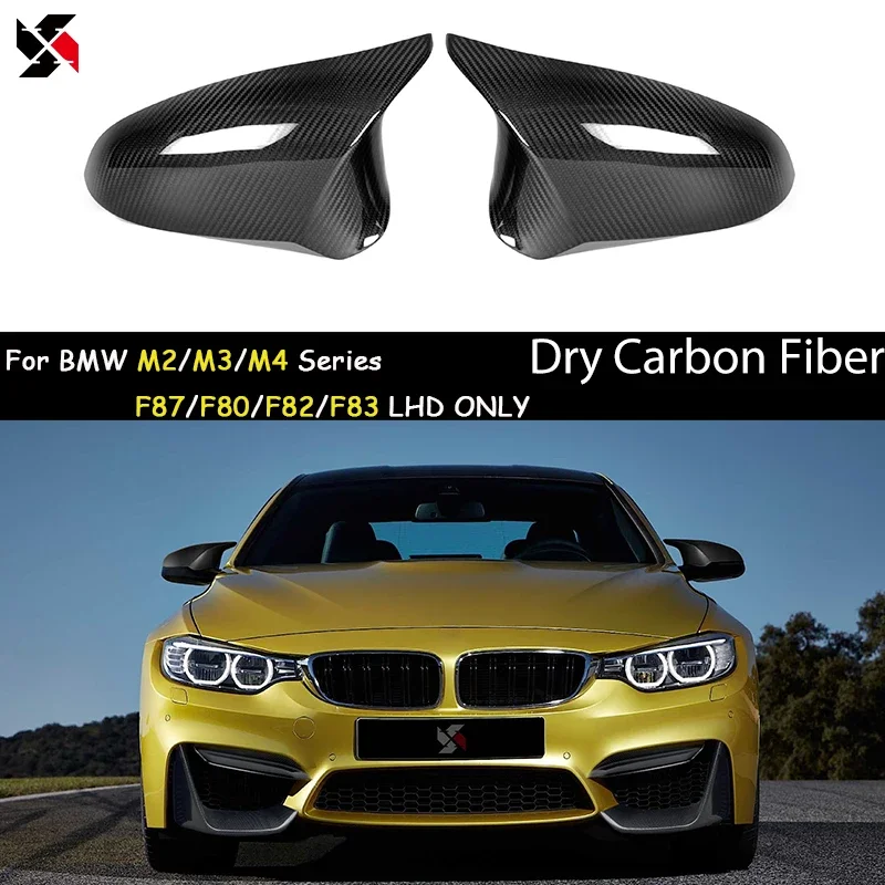 Rearview Mirror Covers Cap LHD Dry Carbon Fiber For BMW M2 F87 2018-2022 M3 F80 M4 F82 F83 2014-2020 2 pieces Door Mirror Caps
Rearview Mirror Covers Cap LHD Dry Carbon Fiber For BMW M2 F87 2018-2022 M3 F80 M4 F82 F83 2014-2020 2 pieces Door Mirror Caps