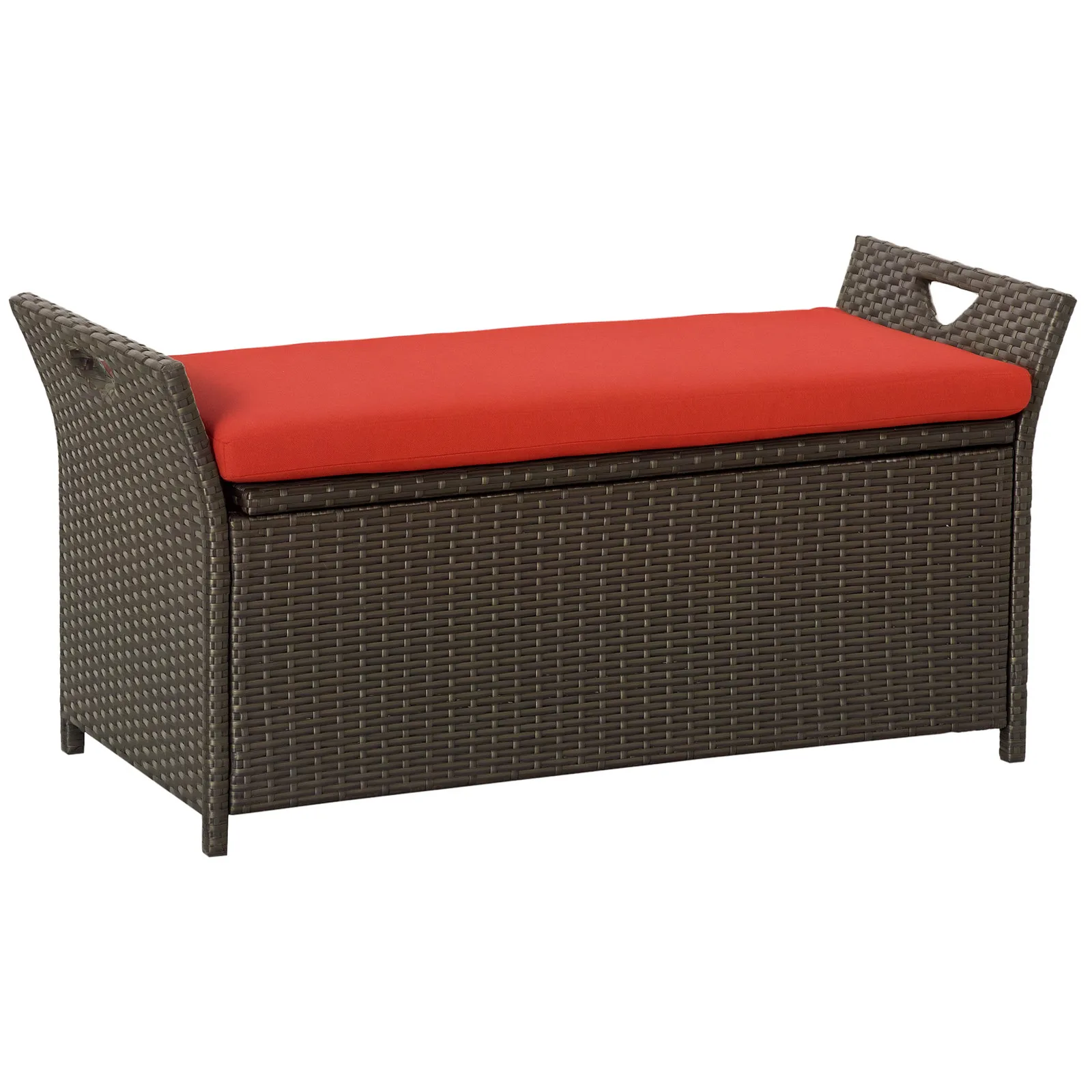 29 Gallon PE Rattan Wicker Storage Bench, Large Outdoor Patio Box, Red
29 Gallon PE Rattan Wicker Storage Bench, Large Outdoor Patio Box, Red