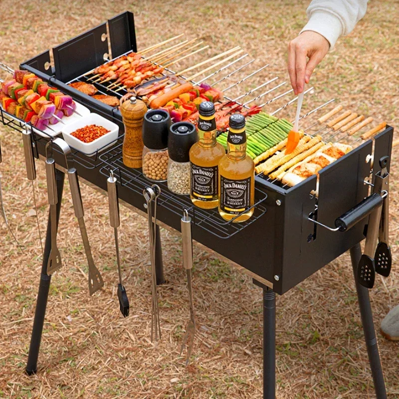 Портативная складная бездымная печь-гриль для дома и улицы, для кемпинга, на древесном угле
Портативная складная бездымная печь-гриль для дома и улицы, для кемпинга, на древесном угле