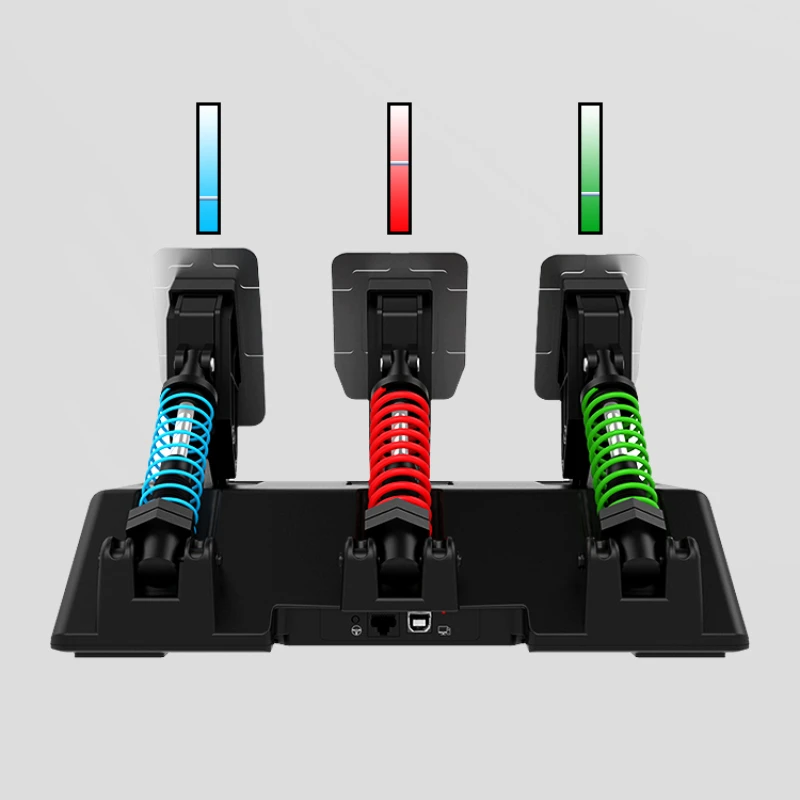 Hall Magnetic Induction Linear Three Pedals Logitech Figure Masite Universal Computer Pc Racing Game Simulator
Hall Magnetic Induction Linear Three Pedals Logitech Figure Masite Universal Computer Pc Racing Game Simulator