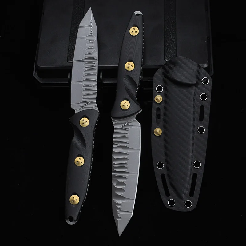 MIT Socom Alpha Full Tang Fixed Knife Marfione Custom Bork Outdoor Hiking Camping Hunting Knives EDC Gear Tools
MIT Socom Alpha Full Tang Fixed Knife Marfione Custom Bork Outdoor Hiking Camping Hunting Knives EDC Gear Tools