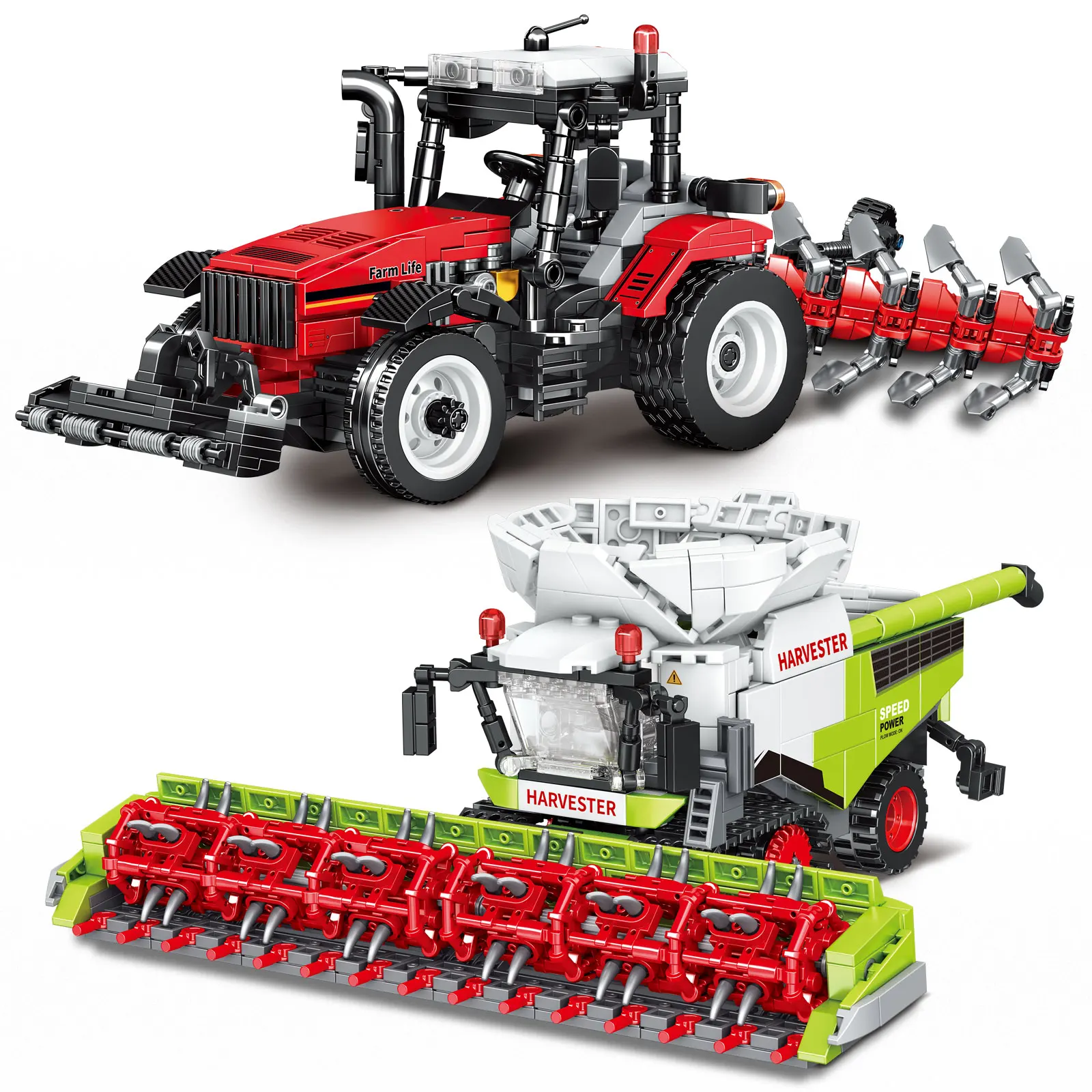 Building Block Tractor Farm Truck Harvester Vehicle Car Model DIY Bricks Educational STEM Toy City Construction Toy Gift
Building Block Tractor Farm Truck Harvester Vehicle Car Model DIY Bricks Educational STEM Toy City Construction Toy Gift