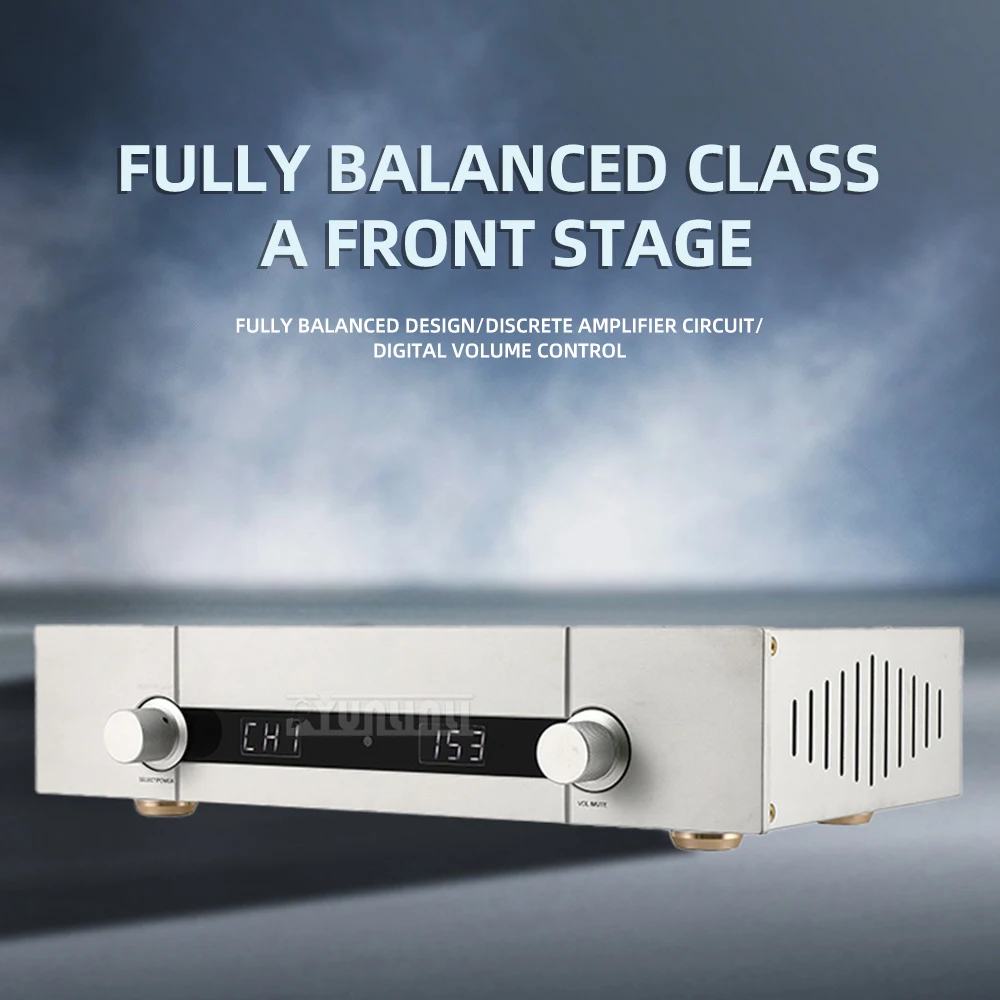 AM9 Fully Balanced Class A Preamplifier – Audiophile Hi-Fi Preamp with Remote Control
AM9 Fully Balanced Class A Preamplifier – Audiophile Hi-Fi Preamp with Remote Control