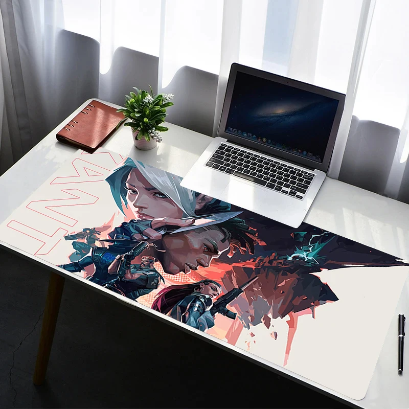 Mouse Pad PC Non Slip Rubber Mousepad Laptop Gamer Cabinet Keyboard Pad Office Computer Gaming Desk V-valorant Jett Mouse Mat
Mouse Pad PC Non Slip Rubber Mousepad Laptop Gamer Cabinet Keyboard Pad Office Computer Gaming Desk V-valorant Jett Mouse Mat