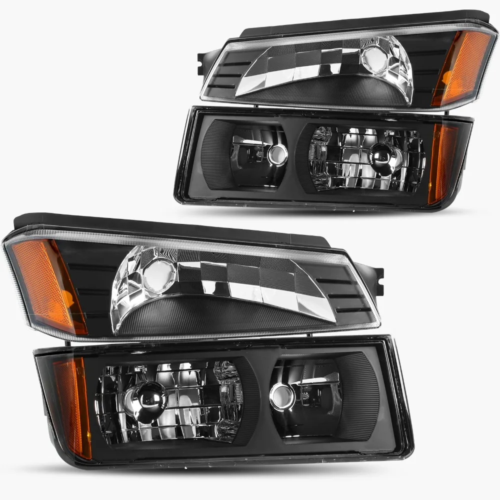 For 2002-2006 Chevy Avalanche Body Cladding Black Headlights+Bumper Signal Lamp
For 2002-2006 Chevy Avalanche Body Cladding Black Headlights+Bumper Signal Lamp