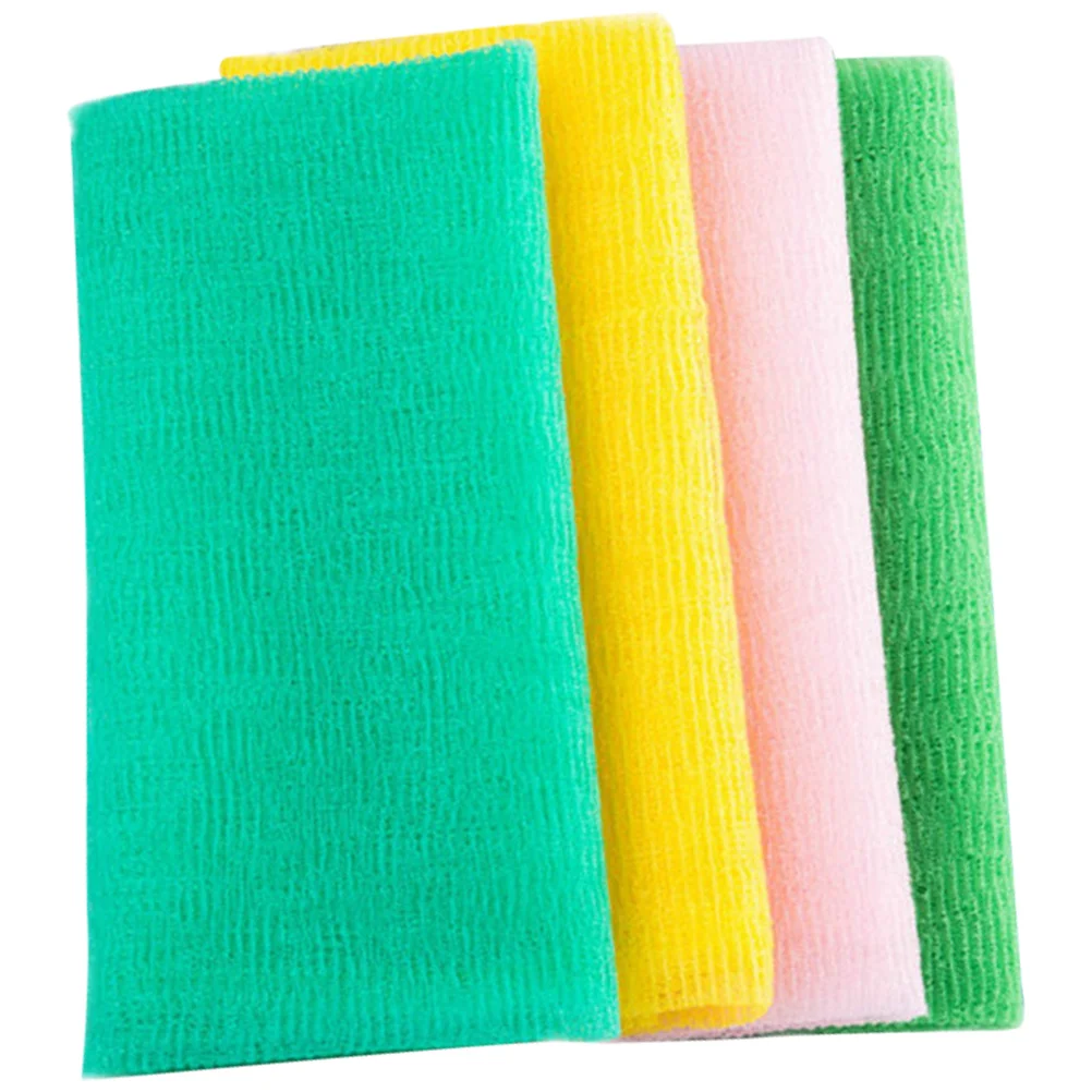 4pcs Exfoliating Bath Towels Long Striped Back Scrubber Body Washcloths Smooth Bathing Foam Cloth Mixed Color
4pcs Exfoliating Bath Towels Long Striped Back Scrubber Body Washcloths Smooth Bathing Foam Cloth Mixed Color