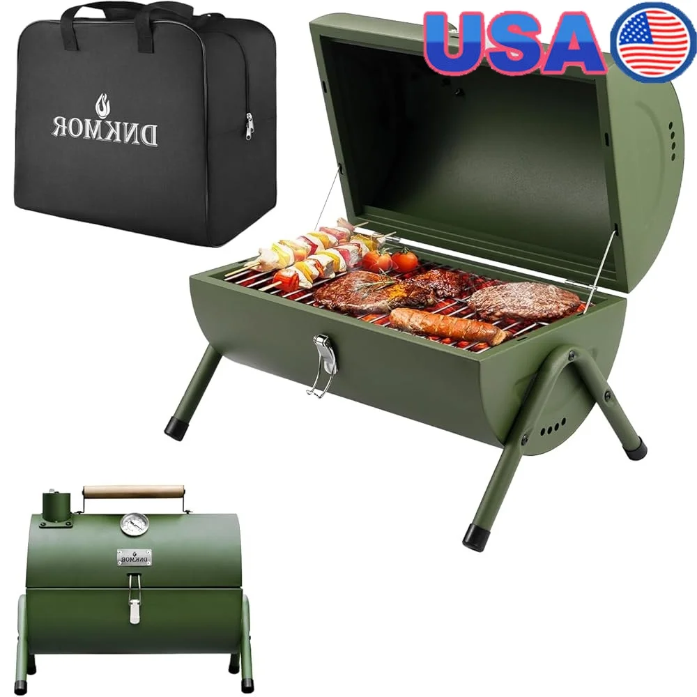 Portable Charcoal Grill Outdoor BBQ Smoker Tabletop Cooking System Camping Picnics Beach Backyard Gatherings
Portable Charcoal Grill Outdoor BBQ Smoker Tabletop Cooking System Camping Picnics Beach Backyard Gatherings