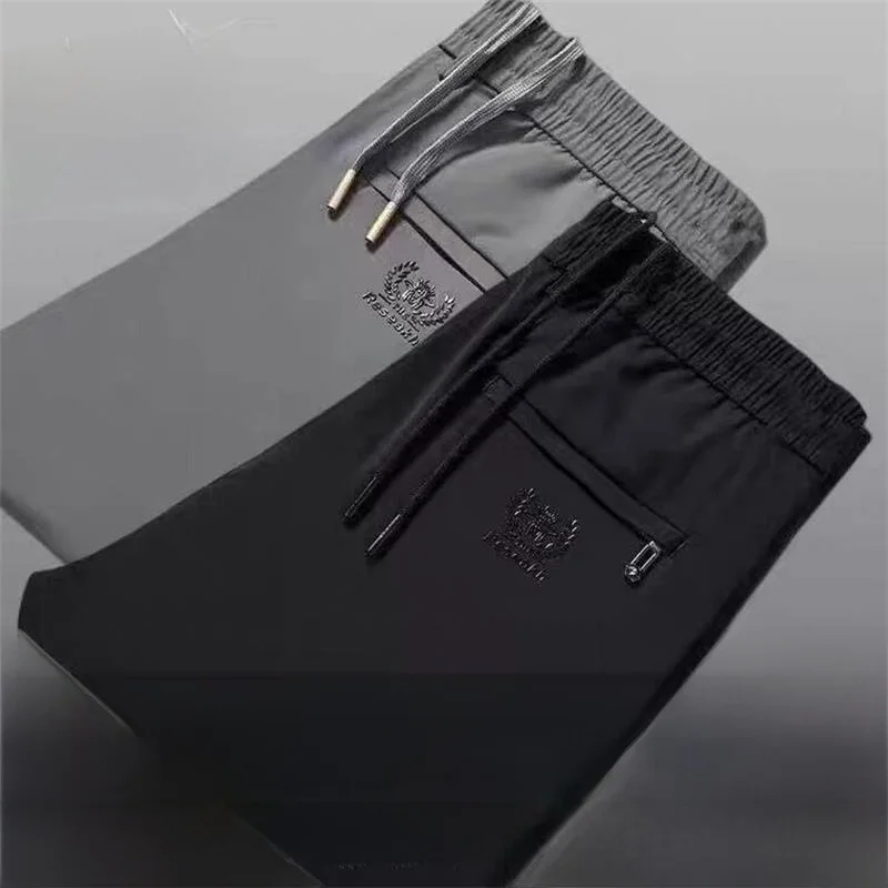 Men's Work Pants Ice Silk Qui Dry Wear Resistant for Office And Construction Site Straight Leg Long Trousers Summer Cool Sle
Men's Work Pants Ice Silk Qui Dry Wear Resistant for Office And Construction Site Straight Leg Long Trousers Summer Cool Sle