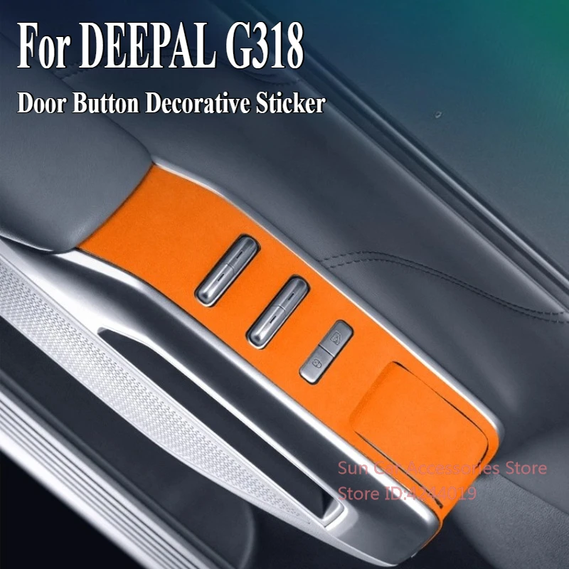 For Changan DEEPAL G318 2024 Alcantara Suede Door Button Decorative Sticker Car Interior Modified Accessory
For Changan DEEPAL G318 2024 Alcantara Suede Door Button Decorative Sticker Car Interior Modified Accessory