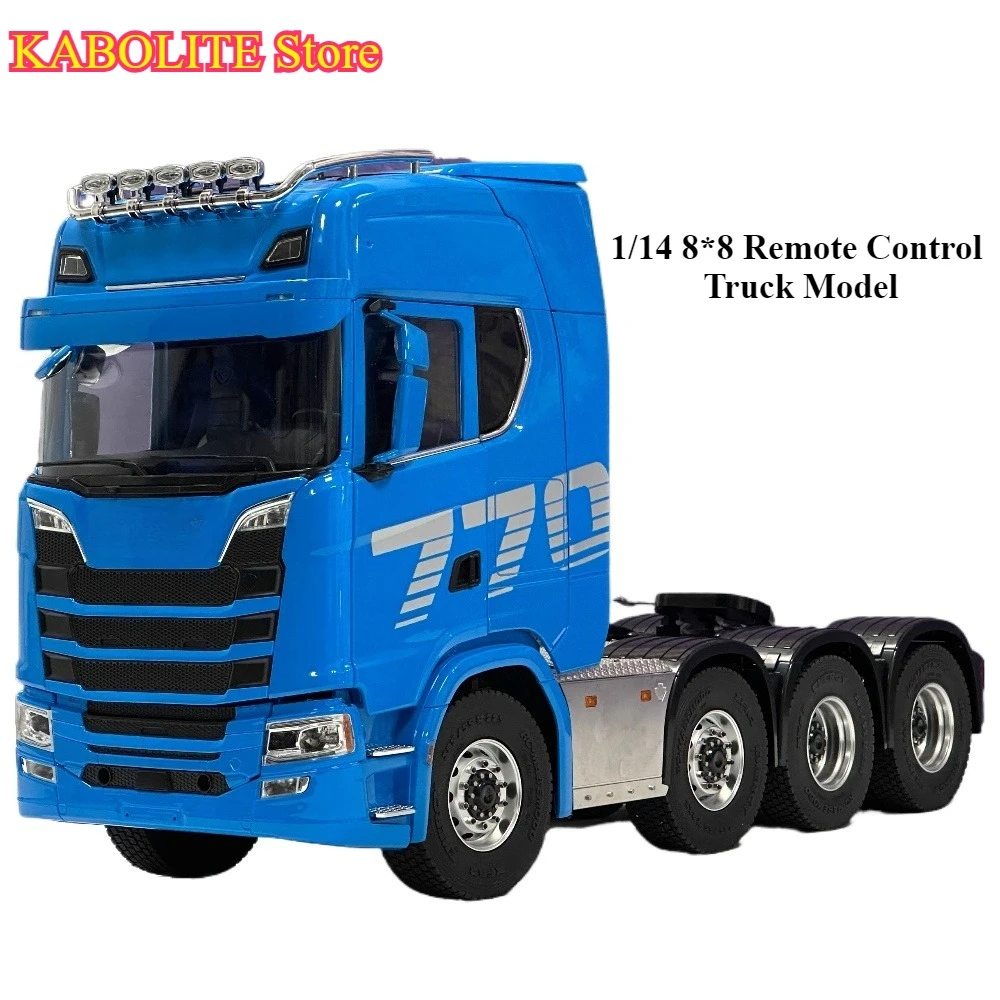 RC Car 1/14 8X8 Metal Axle Construction Machinery Truck Trailer with Lights and Sound Electric Remote Control Model Car Toy Gift
RC Car 1/14 8X8 Metal Axle Construction Machinery Truck Trailer with Lights and Sound Electric Remote Control Model Car Toy Gift