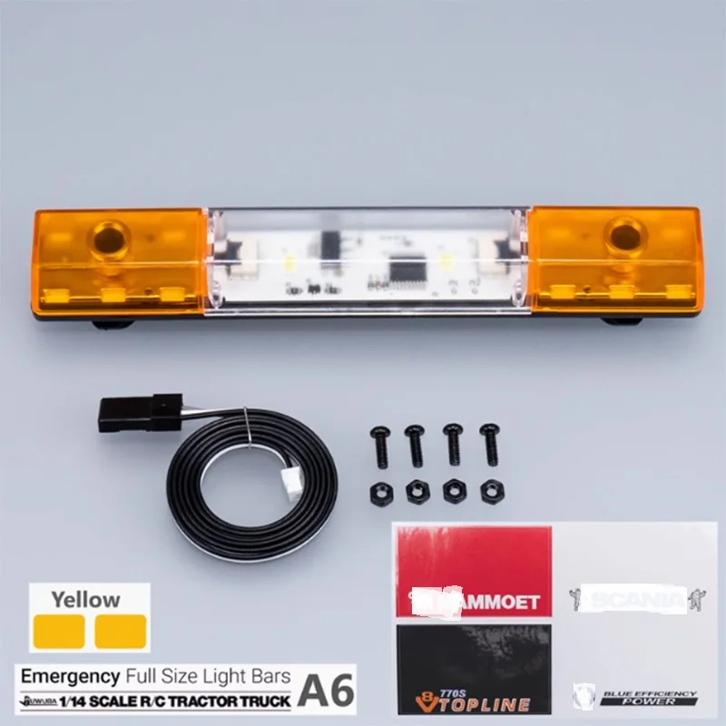 1/14 RC Car Roof Light Rotating Warning Light Roof Lamp For 1/14 Tamiya Rc Truck Trailer Tipper Scania 770S R620 Actros MAN TGX
1/14 RC Car Roof Light Rotating Warning Light Roof Lamp For 1/14 Tamiya Rc Truck Trailer Tipper Scania 770S R620 Actros MAN TGX