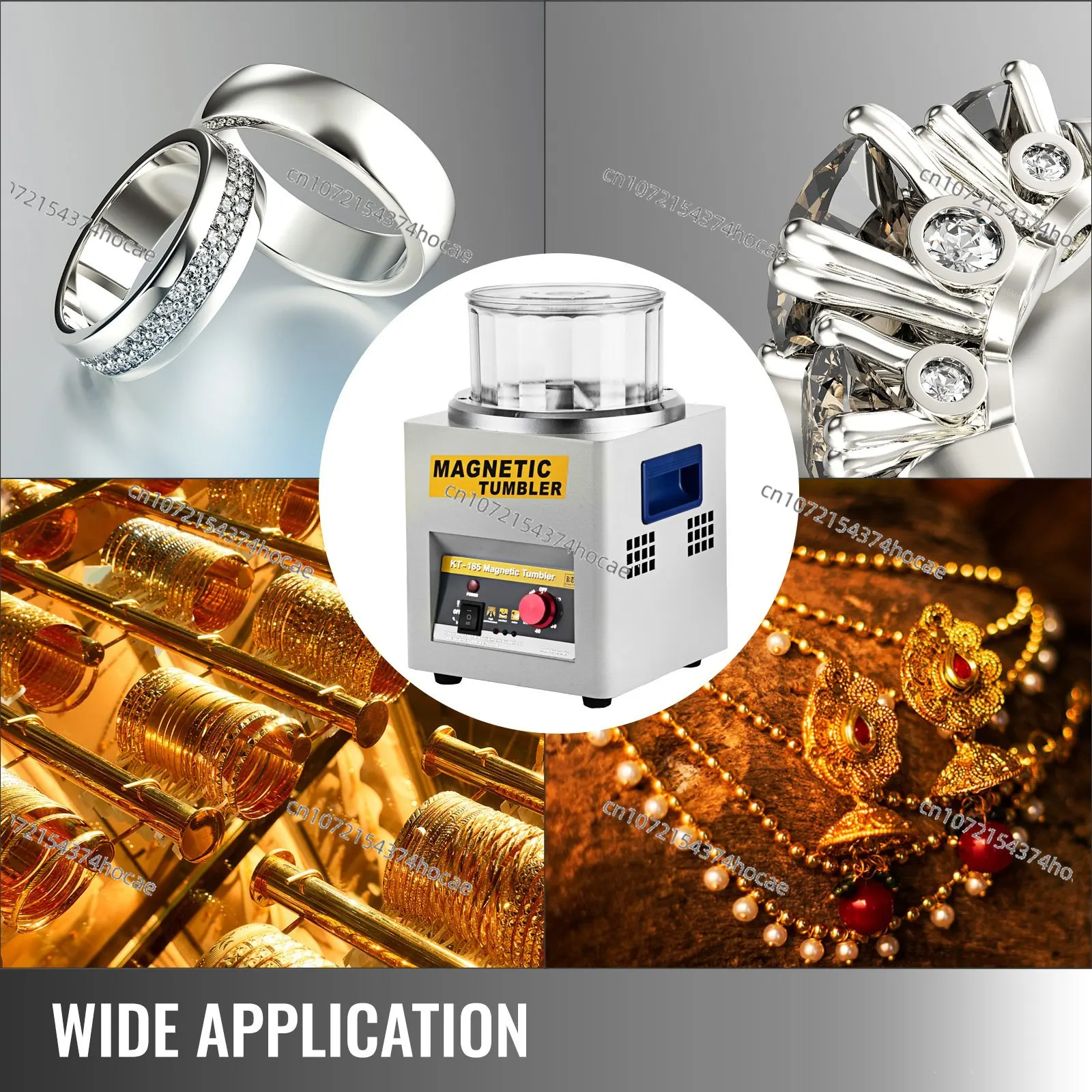 Mini Magnetic Tumbler Jewelry Polisher KT-185 Metal Finisher AC 110V/220V Precision Gold Parts Polishing Machine
Mini Magnetic Tumbler Jewelry Polisher KT-185 Metal Finisher AC 110V/220V Precision Gold Parts Polishing Machine