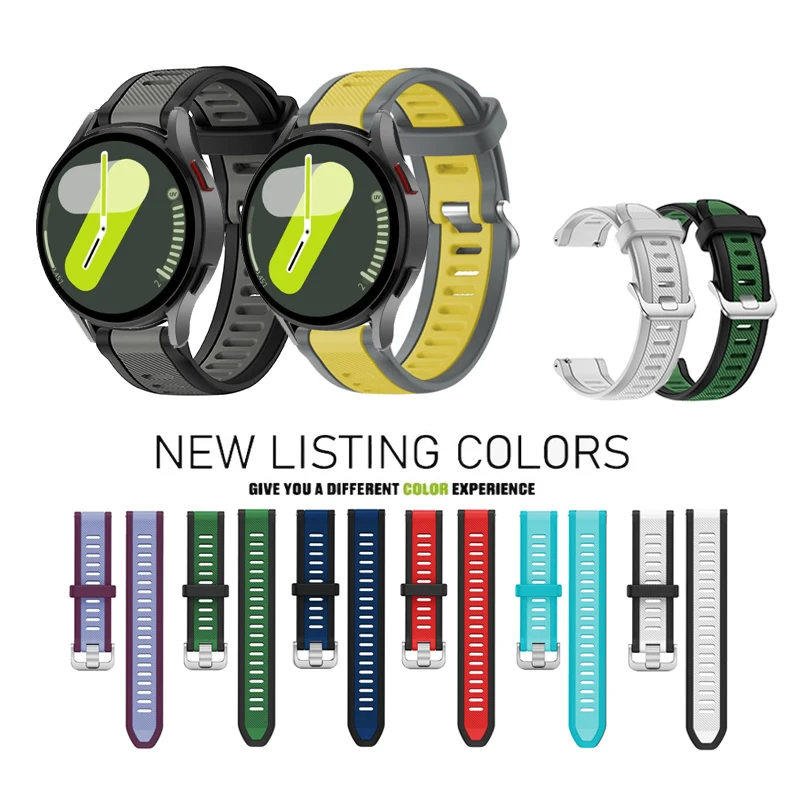 20mm Quick Release Sports Silicone Strap For Samsung Galaxy Watch 7 FE 6 4 Classic 5 pro 44mm 40mm 43mm 47mm 45mm
20mm Quick Release Sports Silicone Strap For Samsung Galaxy Watch 7 FE 6 4 Classic 5 pro 44mm 40mm 43mm 47mm 45mm